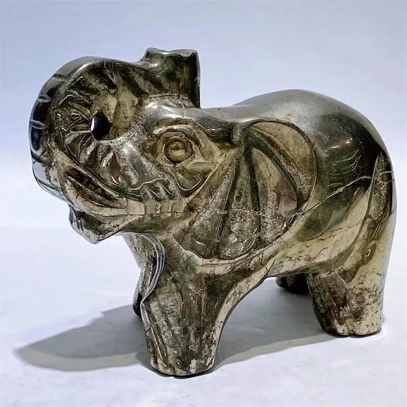 Silver Pyrite Elephant-ToShay.org