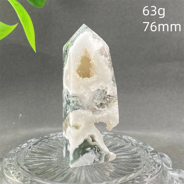 Green Aquatic Agate Point-ToShay.org