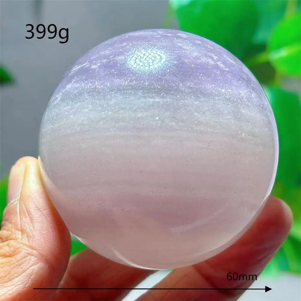 Purple Fluorite Quartz Ball-ToShay.org
