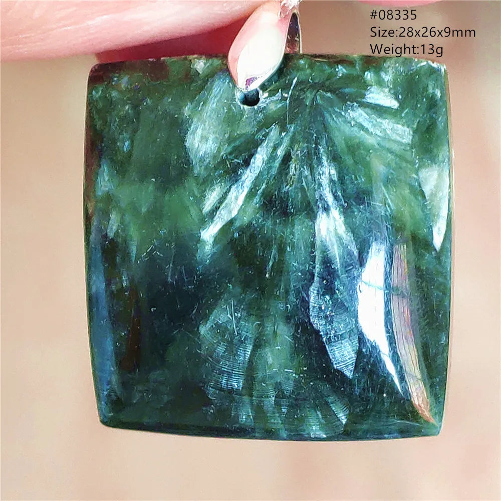 Green Seraphinite Pendant-ToShay.org