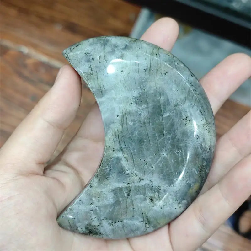Grey Labradorite Moon-ToShay.org