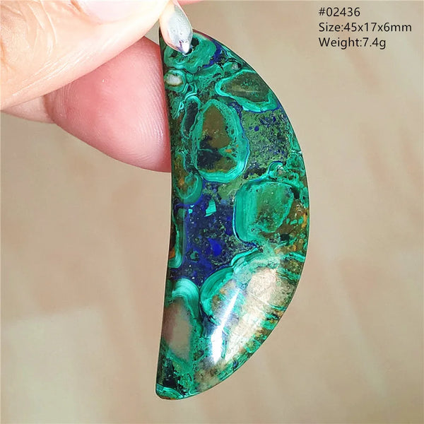 Blue Azulite Pendant-ToShay.org