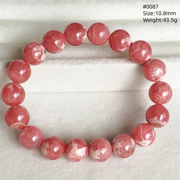 Red Rhodochrosite Bracelet-ToShay.org