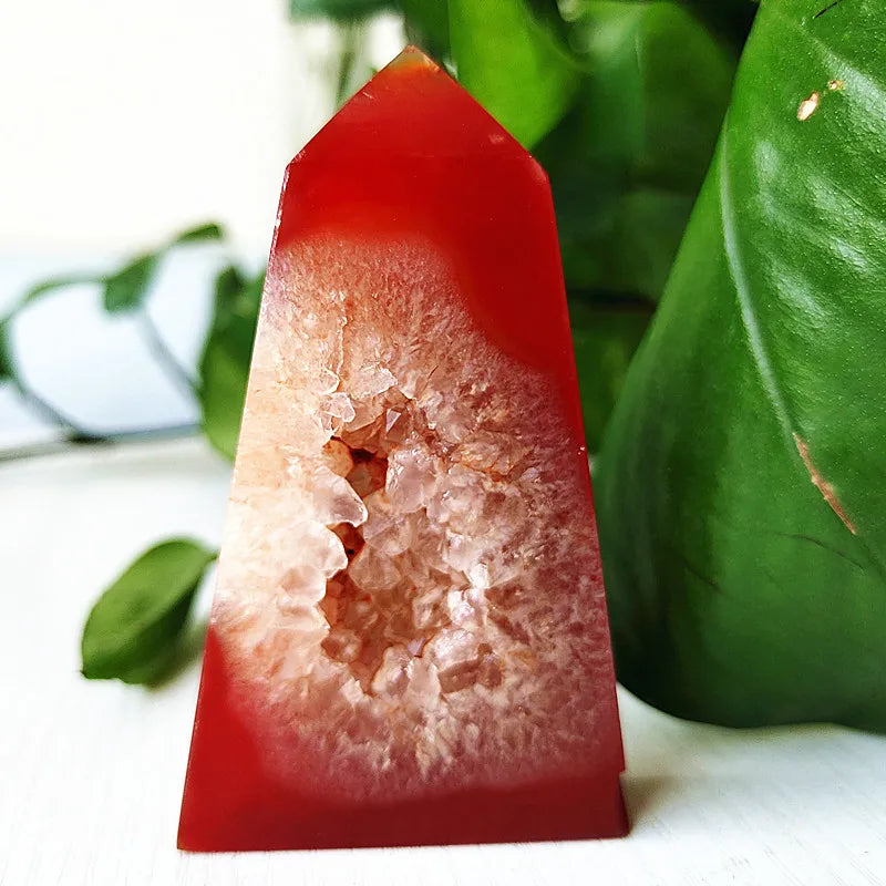Red Agate Geode Tower-ToShay.org