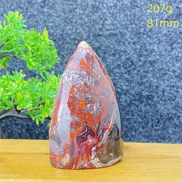 Blue Lace Agate Torch-ToShay.org