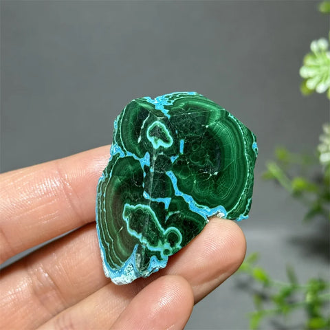 Green Peacock Rough Stone-ToShay.org