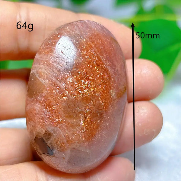 Gold Sunstone Palm Stone-ToShay.org