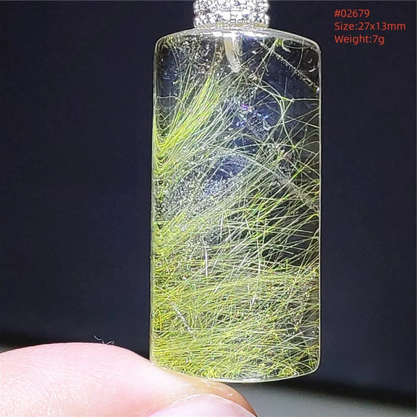 Gold Rutilated Quartz Pendant-ToShay.org