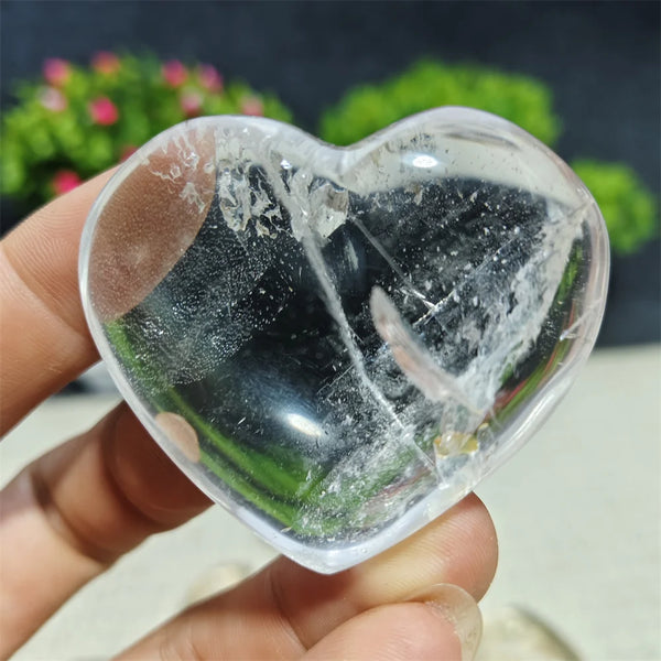 Clear Crystal Heart-ToShay.org