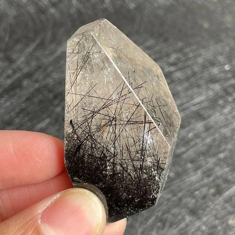Black Rutilated Quartz Crystal-ToShay.org