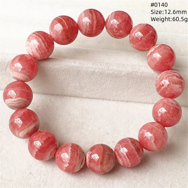 Red Rhodochrosite Bracelet-ToShay.org