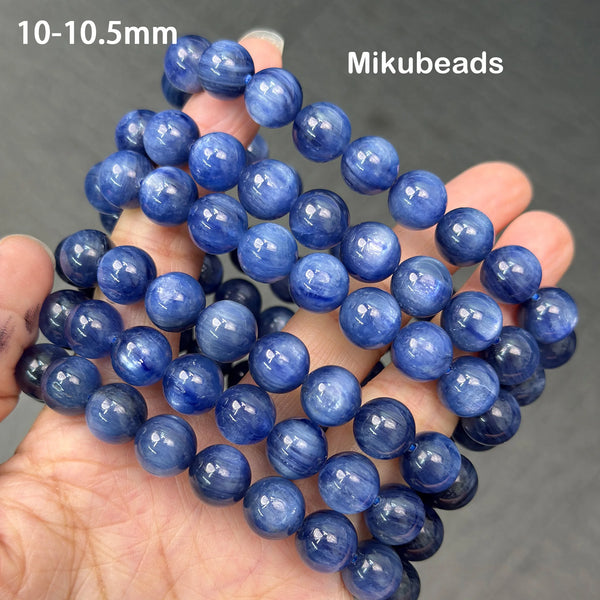 Blue Kyanite Bead Bracelet-ToShay.org