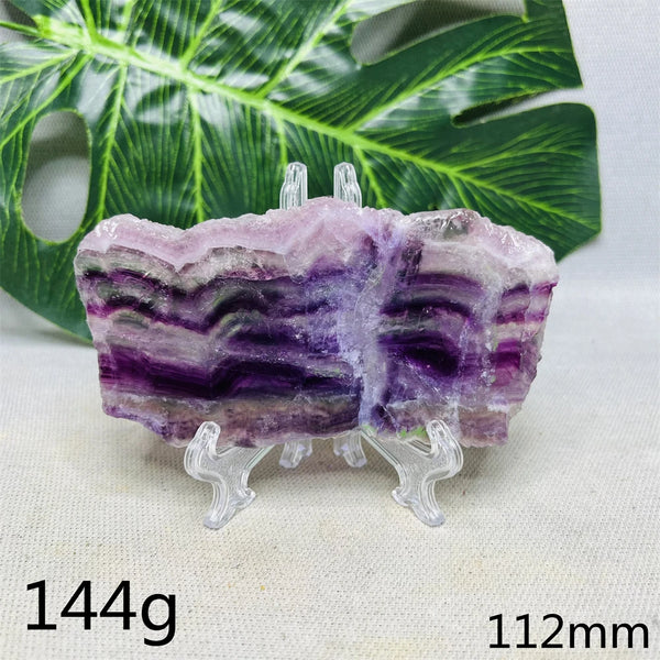 Purple Fluorite Rainbow Slice-ToShay.org
