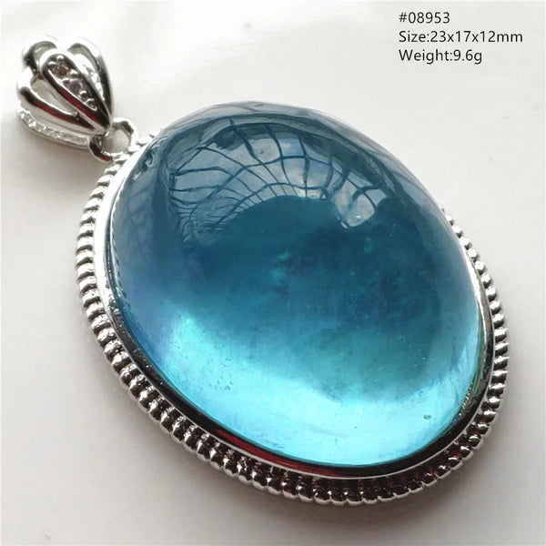 Blue Aquamarine Pendant-ToShay.org