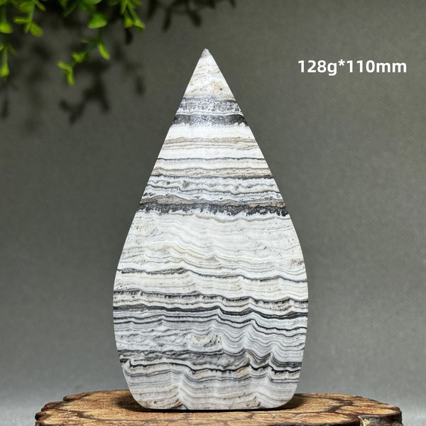 Grey Stripe Agate Torch-ToShay.org