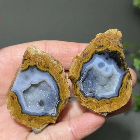 Mixed Agate Crystal Cave Egg-ToShay.org