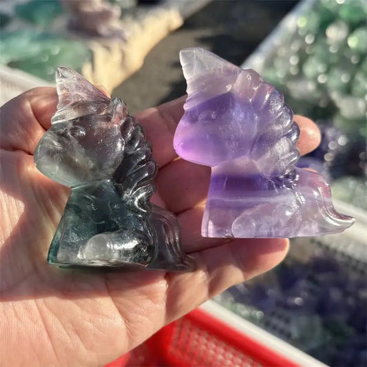 Purple Fluorite Unicorn-ToShay.org