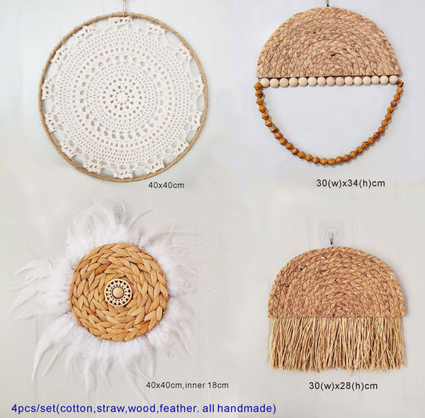 Straw Woven Wall Decorations-ToShay.org