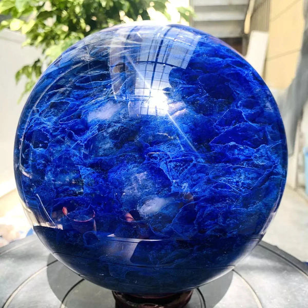 Blue Melting Quartz Ball-ToShay.org