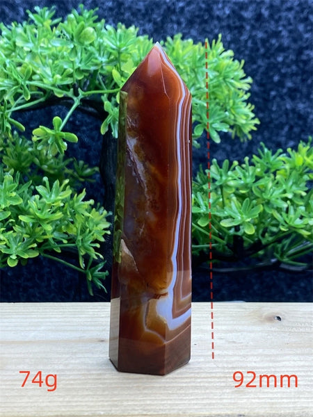 Orange Carnelian Wand-ToShay.org