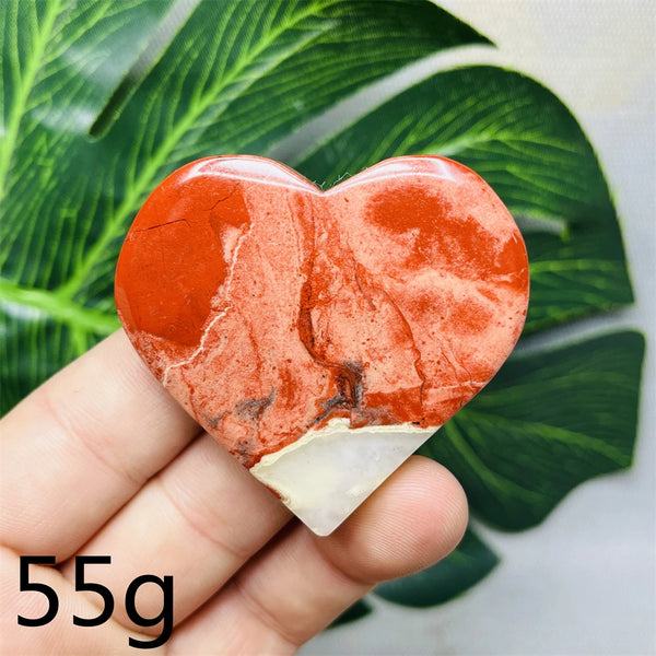 Red Jade Agate Heart-ToShay.org