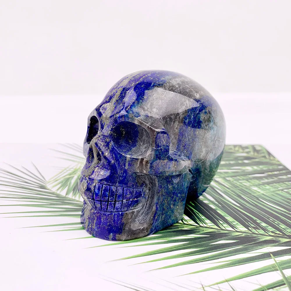Blue Lapis Lazuli Skull-ToShay.org