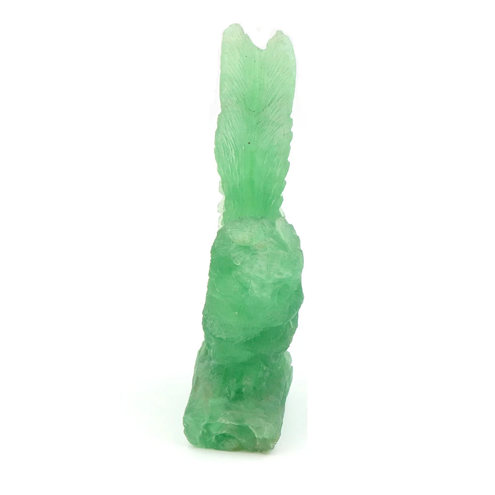 Green Fluorite Owl-ToShay.org