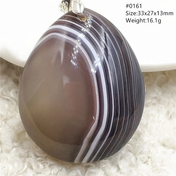 Grey Lace Agate Pendant-ToShay.org
