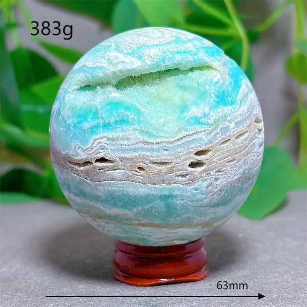 Blue Hemimorphite Ball-ToShay.org
