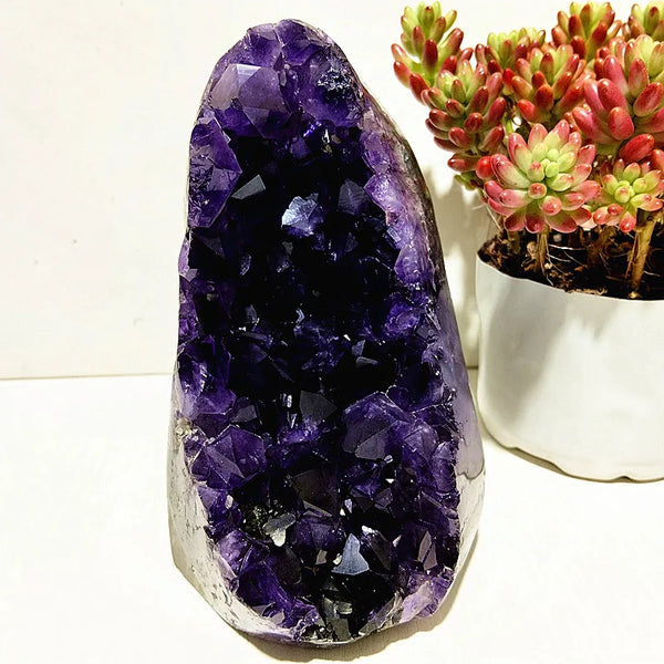 Purple Amethyst Geode Quartz-ToShay.org