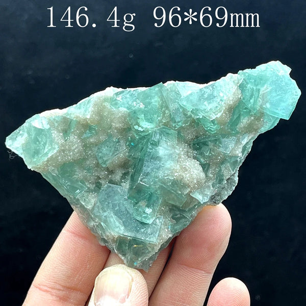 Green Fluorescent Calcite Crystal-ToShay.org