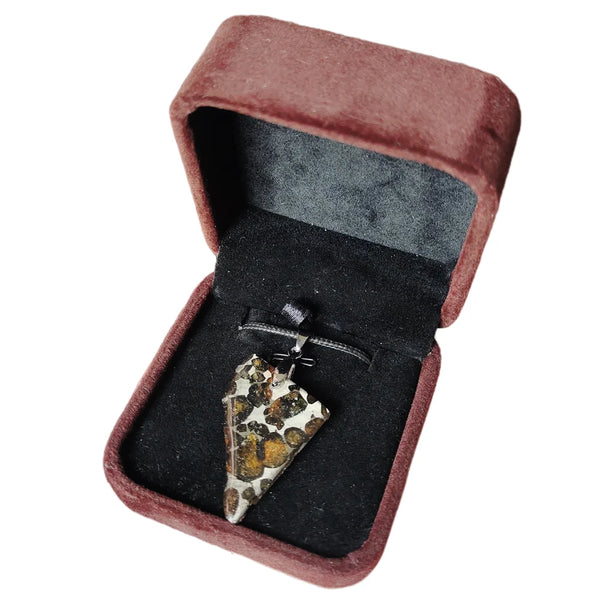 Olive Meteorite Pendant-ToShay.org