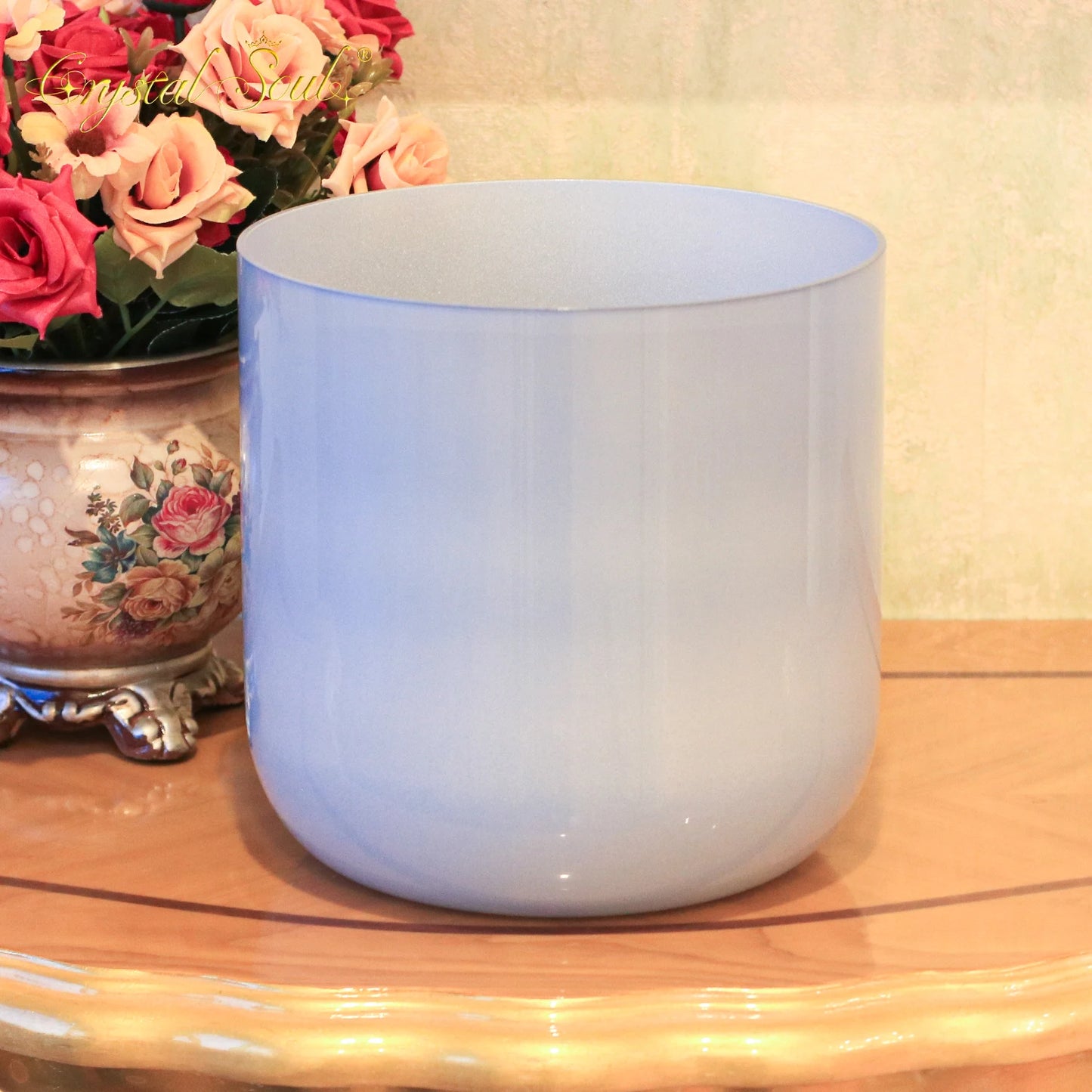 Blue Crystal Singing Bowl-ToShay.org