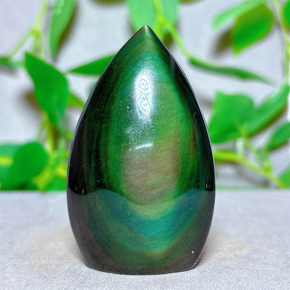 Rainbow Obsidian Torch-ToShay.org
