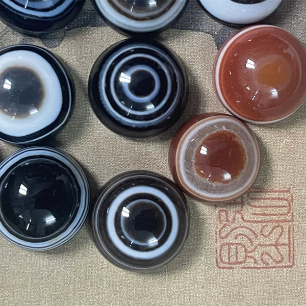 Black White Sheep Eye Agate-ToShay.org