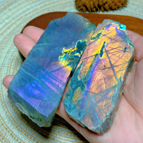 Purple Labradorite Slice-ToShay.org
