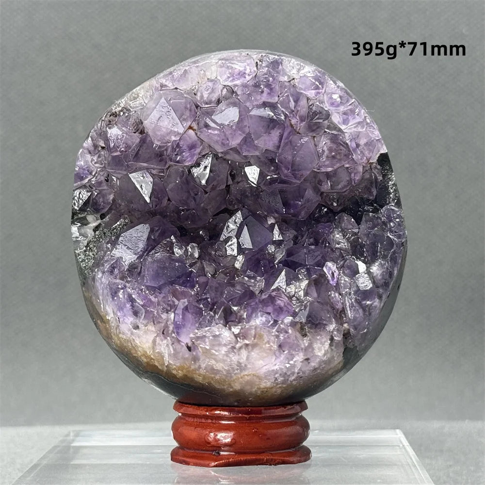 Purple Amethyst Cluster Ball-ToShay.org