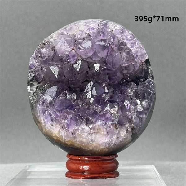 Purple Amethyst Cluster Ball-ToShay.org