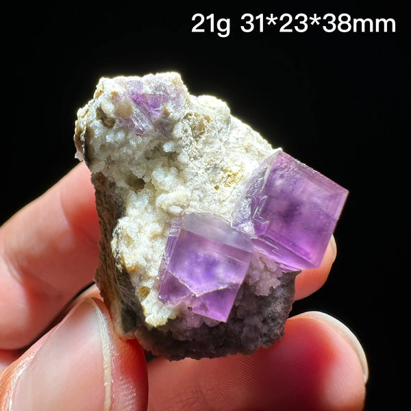 Purple Fluorite Crystal-ToShay.org