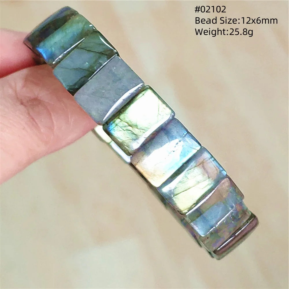 Blue Light Labradorite Bracelet-ToShay.org