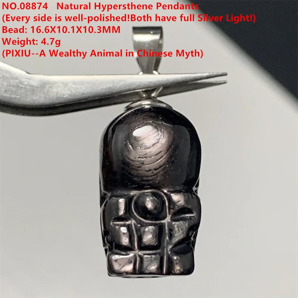 Black Hypersthene Pendant-ToShay.org