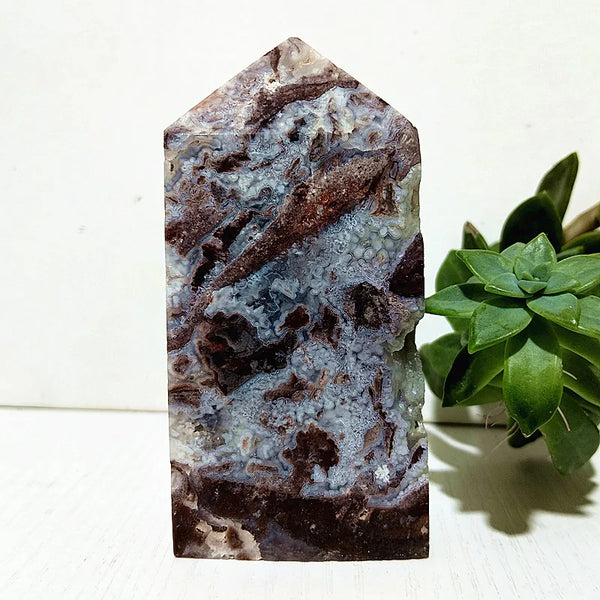 Red Lace Agate Wand Point-ToShay.org