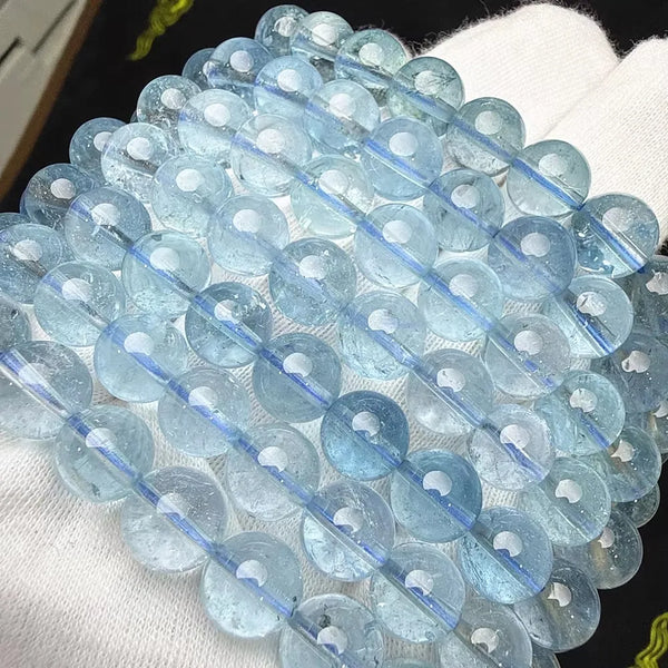Blue Topaz Bead Bracelet-ToShay.org