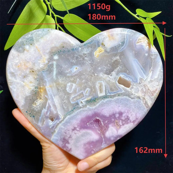 Pink Amethyst Heart-ToShay.org