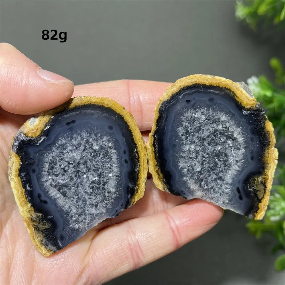 Mixed Agate Crystal Cave Egg-ToShay.org