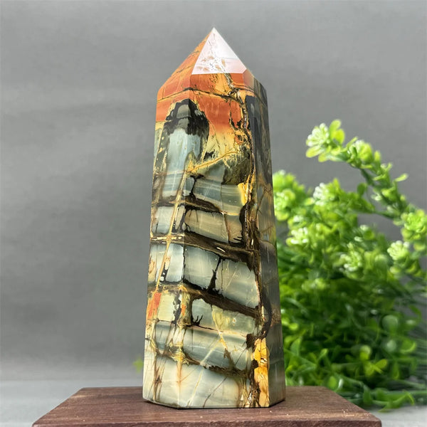 Red Turquoise Hex Wand-ToShay.org