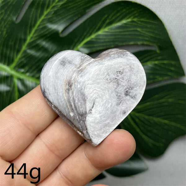 Purple Mica Crystal Heart-ToShay.org