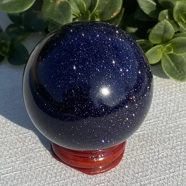 Gold Flash Obsidian Ball-ToShay.org