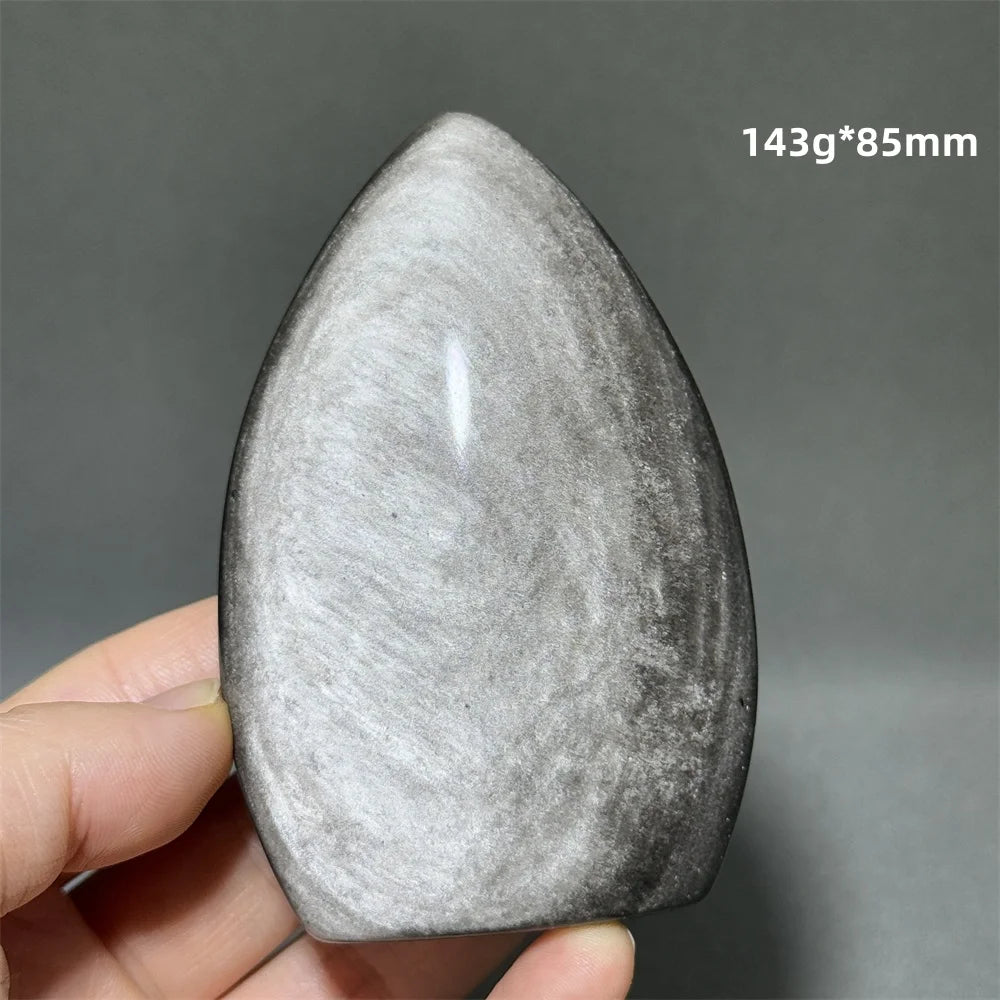 Silver Obsidian Torch-ToShay.org
