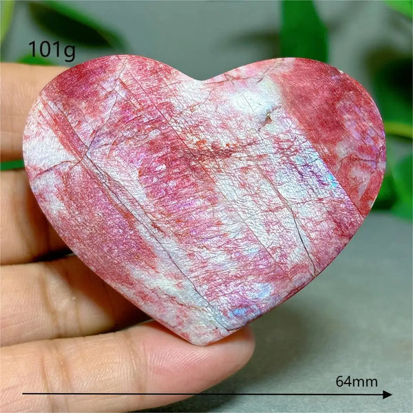 Red Moonstone Heart-ToShay.org
